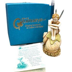 Bells Chymes Isle of Gramarye Faerie Children Trinket Box Harmony Kingdom Snail